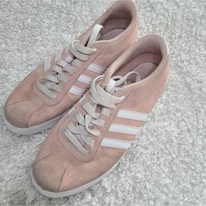 Adidas VL Court 2.0 Pink Sneaker Pink White Size 7
